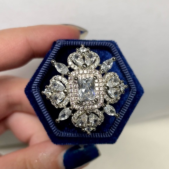 Lotus Statement Ring - Picture 3 of 10